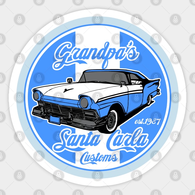 Grandpa's Customs Sticker by carloj1956